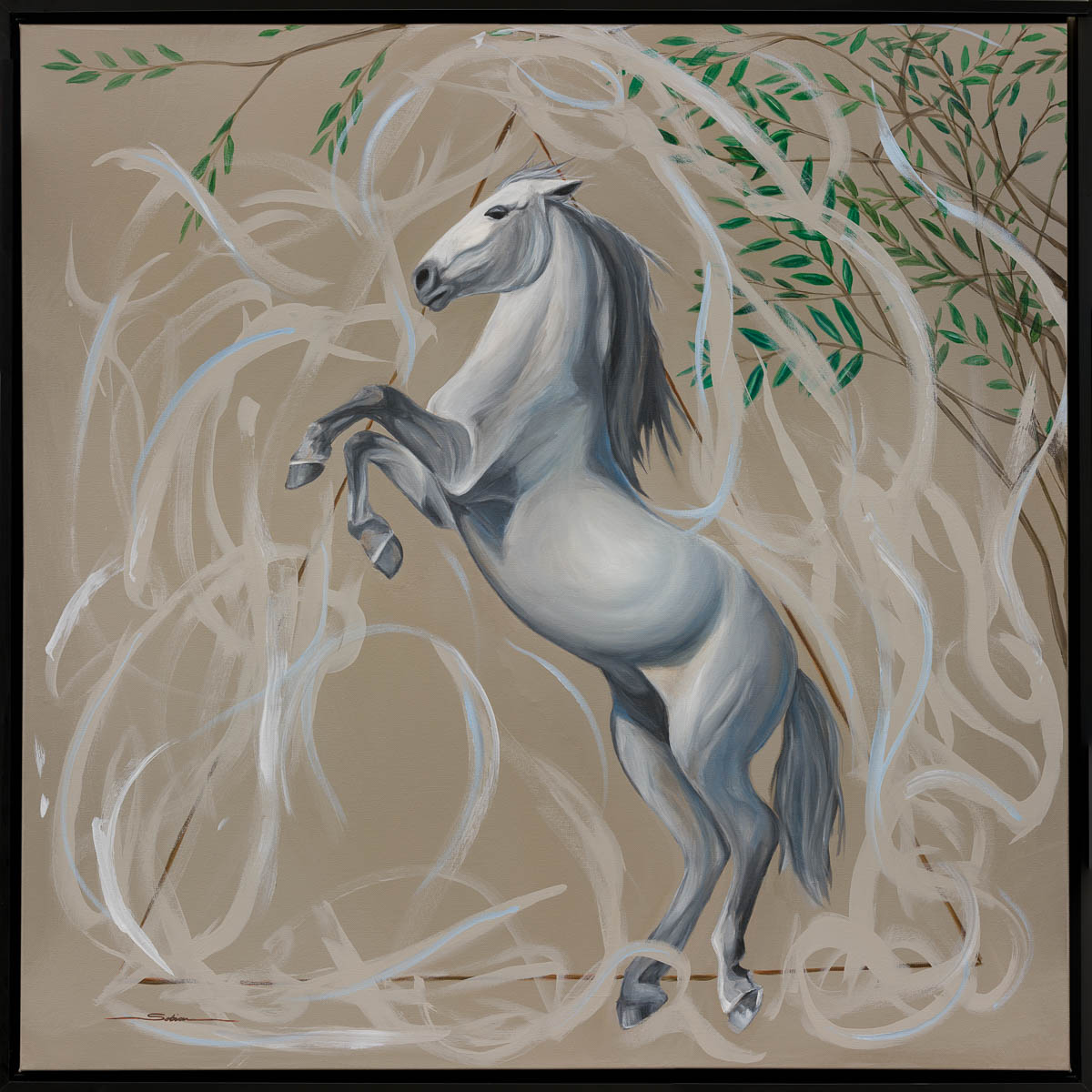 Hermes Horse Art 